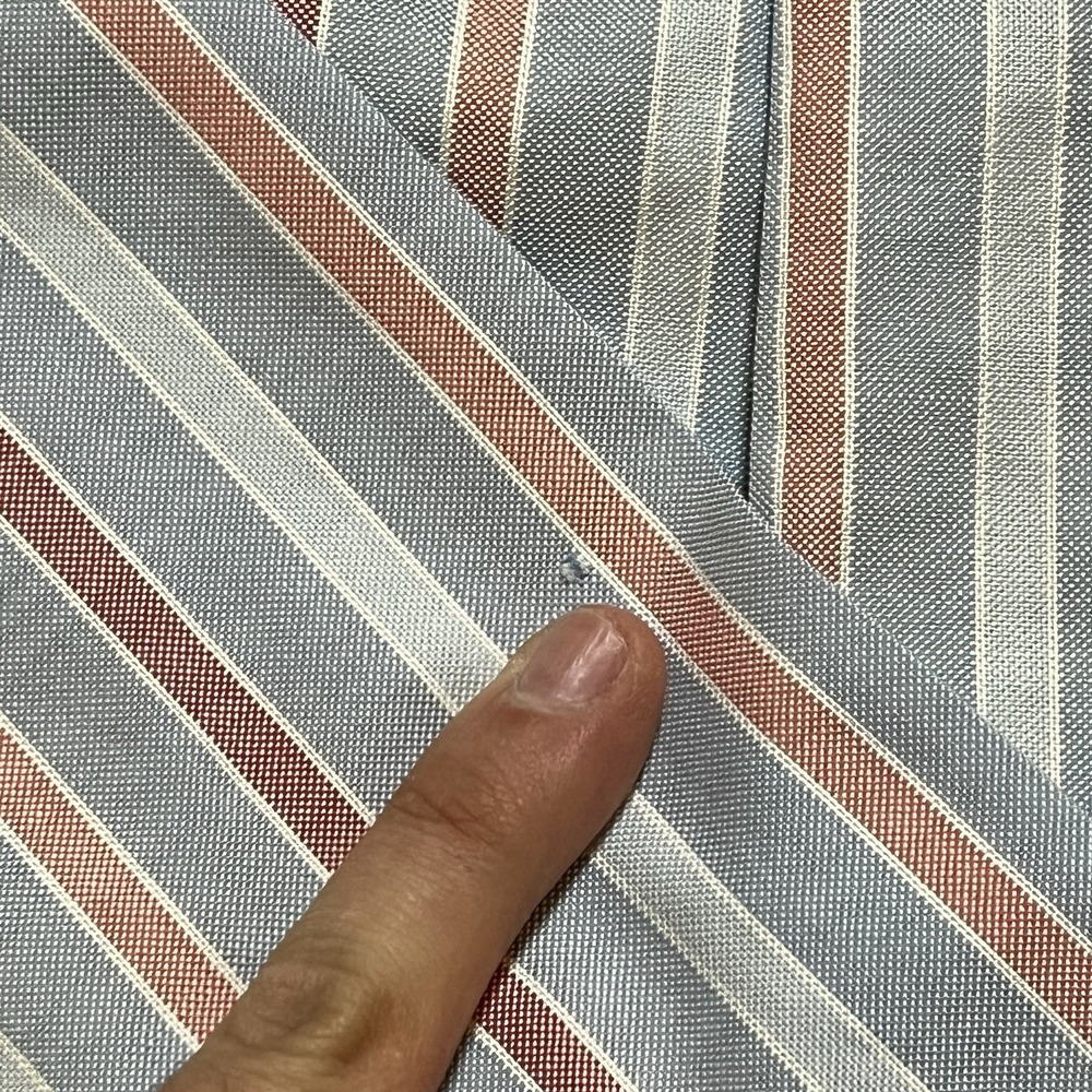 Brooks Brothers Shirt Men Small Blue Pink Striped Regent Fit Button Down READ * - Picture 7 of 13